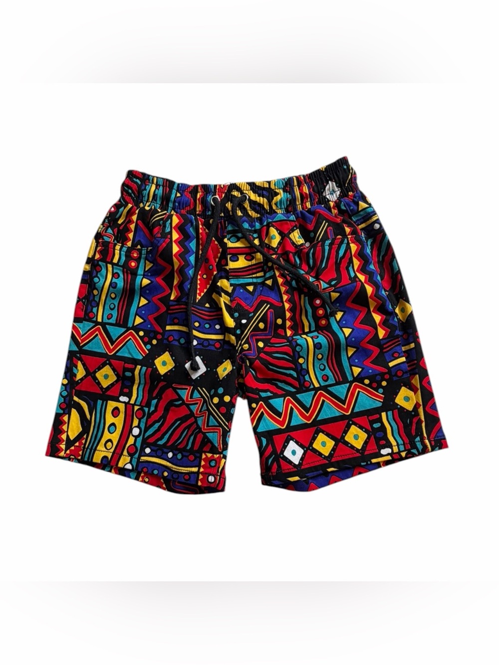 Oh Snap! Drill Clothing Co 90s Mens Fresh Prince Stretch Twill Aztec Shorts Sz S